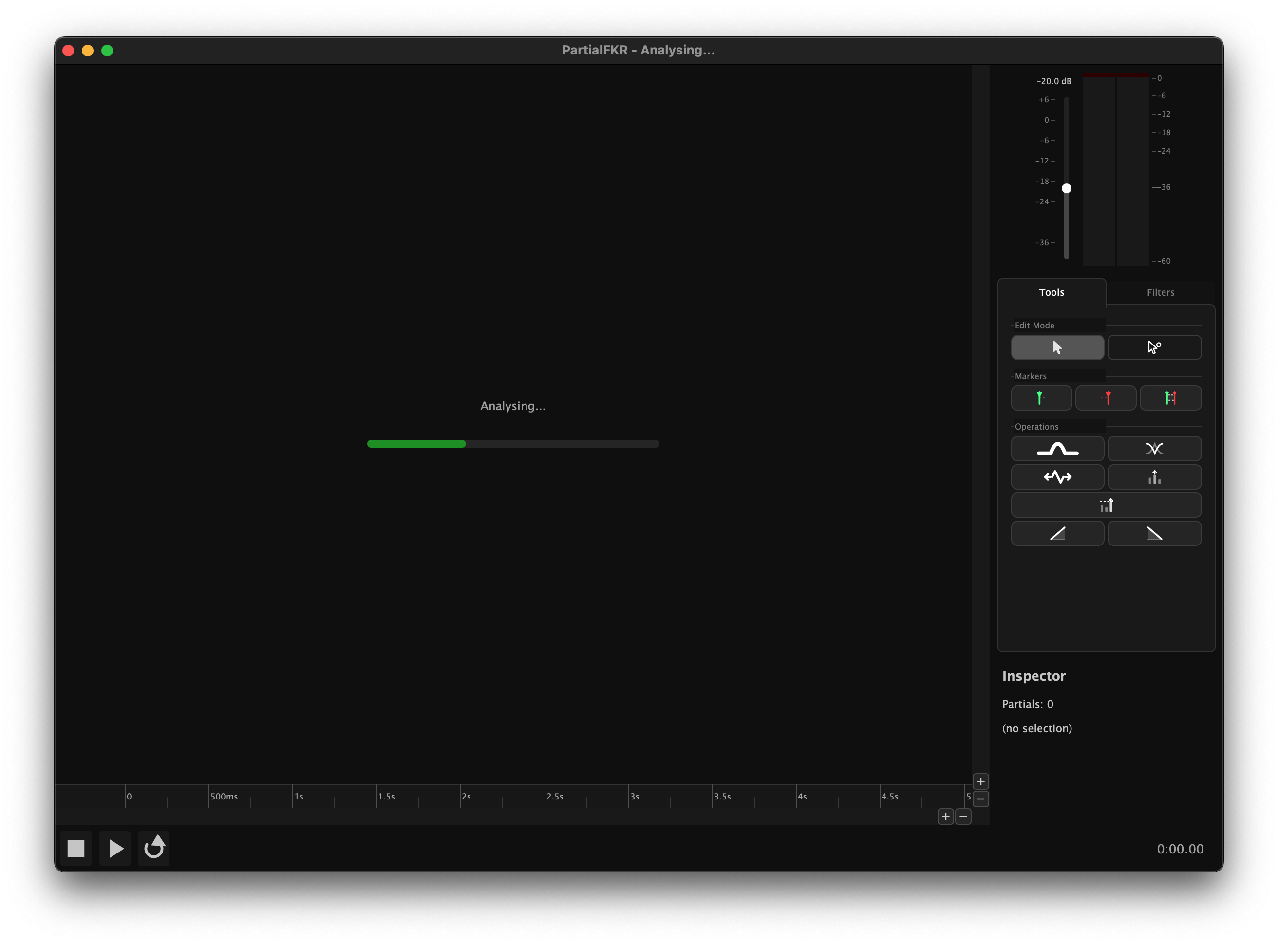 Interface overview with numbered callouts