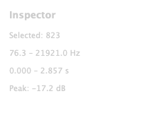 Inspector with partials selected